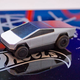 The 1:64-scale Cybertruck. Tiny Elon running over pylons not included.